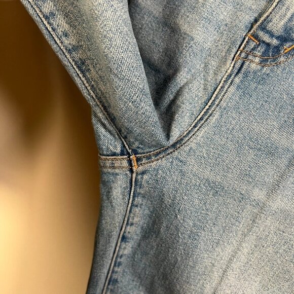 Madewell 11" High Rise Flare Jeans Size 28 Caine Wash Blue Denim Retro - Picture 7 of 12